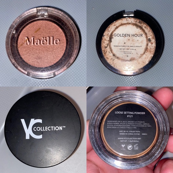 Quality Makeup and Brush Lot! Powder,blush,lip color (3),brushes(5),eyebrow(2) - Picture 2 of 16